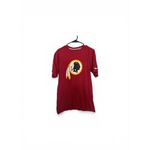 Nike Washington Redskins NFL T-Shirt Mens Burgundy Short Sleeve Logo Tee Maroon